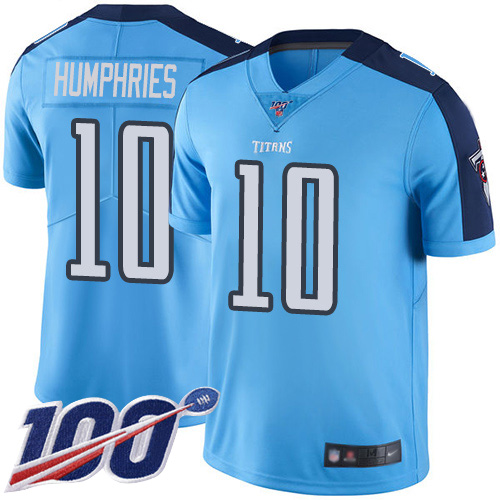 Tennessee Titans Limited Light Blue Men Adam Humphries Jersey NFL Football #10 100th Season Rush Vapor Untouchable